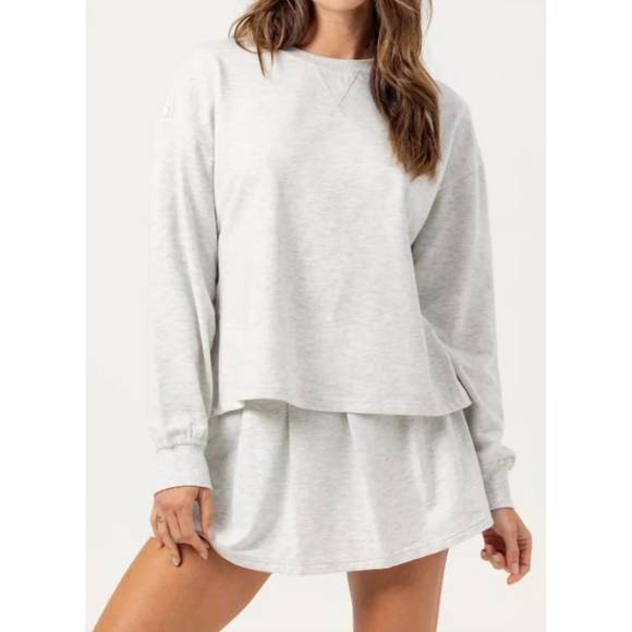 NEW SUNDAYS okley pullover in heather grey - Picture 1 of 3